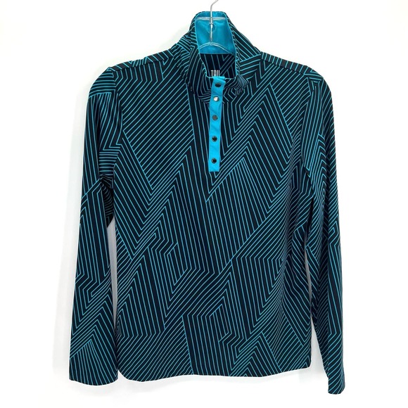 Tail golf tennis women’s geo print long sleeves top - Picture 2 of 5